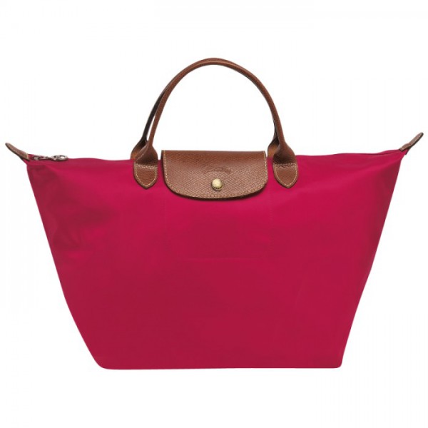 LONGCHAMP LE PLIAGE MEDIUM HANDBAG RED GARANCE