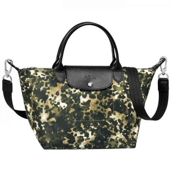 LONGCHAMP LE PLIAGE NÉO FANTAISIE SMALL HANDBAG KHAKI