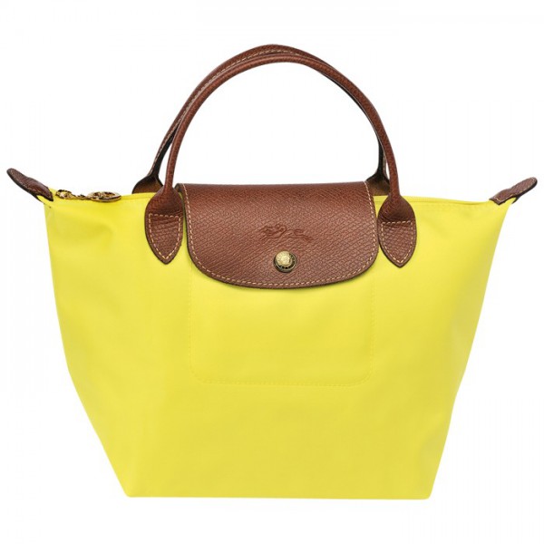 LONGCHAMP LE PLIAGE SMALL HANDBAG LEMON-YELLOW