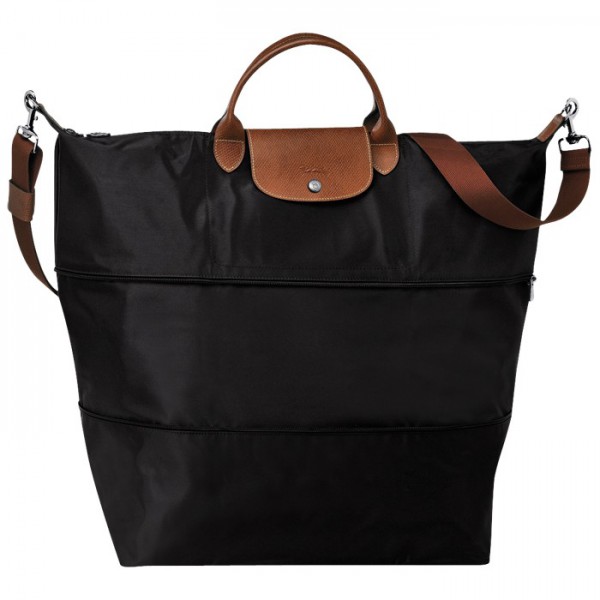 LONGCHAMP LE PLIAGE TRAVEL BAG BLACK