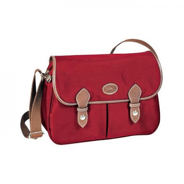 LONGCHAMP MESSENGER BAG OUTLET RED