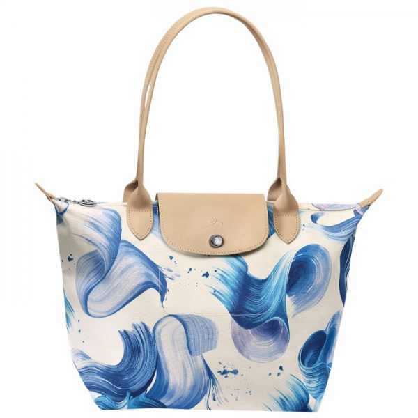 LONGCHAMP SPLASH SMALL TOTE BAG BLUEBERRY