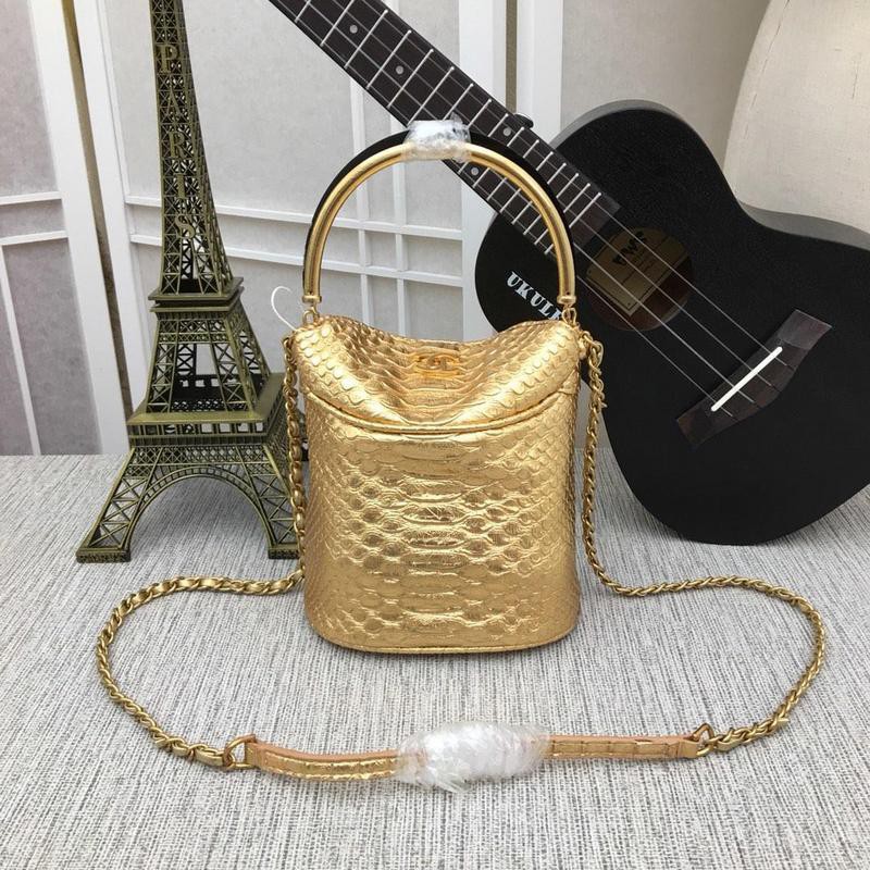 Chanel Mini Top Handle Bucket Bags CH044-Gold | Top Replica Bags