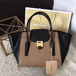Michael Kors Satchel Black Brown (MK708)