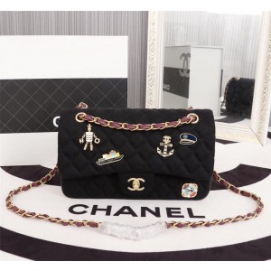Chanel Double Flap Classic Handbag CH033-Black