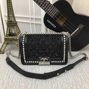 Chanel Small BOY CHANEL Handbag CH035-Black