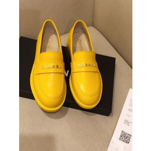 CHANEL x PHARRELL Women Loafers Yellow CHS-120