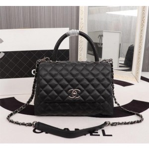 Chanel Top Handle Flap Bags CH054-Black
