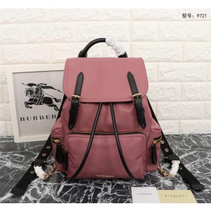 2018 New Burberry Backpack 1001 Pink 22*14*33cm