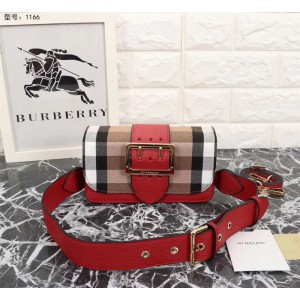 2018 New Burberry Crossbody Bag 1166 Red 19.5*8*12