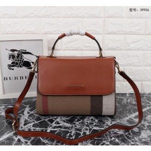 2018 New Burberry Crossbody Bags 39906 Brown 28*20*11cm
