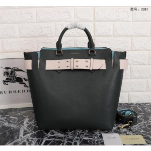 2018 New Burberry Tote 102 Military Green 36*15.5*23cm