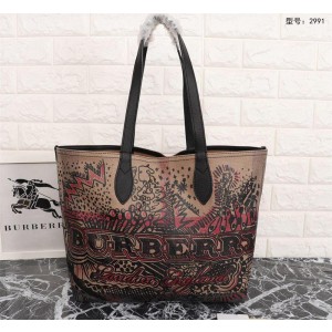 2018 New Burberry Tote 2990 Brown 33*42cm
