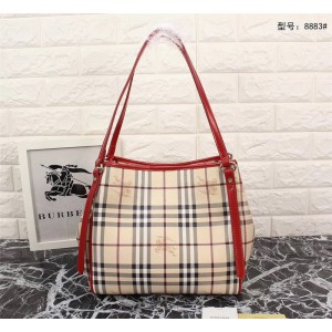 2018 New Burberry Tote Bag 8883 Red 29.5*26.5*15.5
