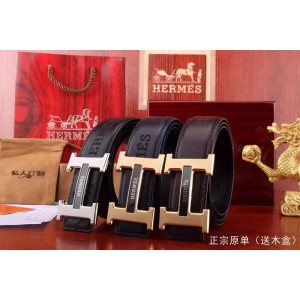 2018 New Hermes Belt 312 Black Brown
