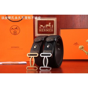 2018 New Hermes Belt 316 Black Brown
