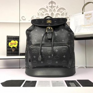 2018 New MCM Backpack 5820 Black 31x35x17