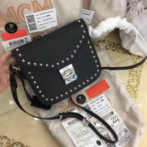 2018 New MCM Crossbody Bag 62328 Black 21x19x7