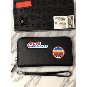 2018 New MCM Man Wallets 8091 Black 21x11.5