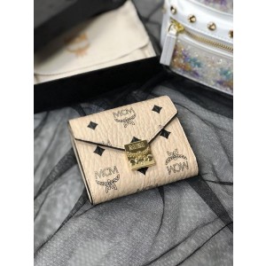 2018 New MCM Wallets 8086 Beige 11.5x9.3