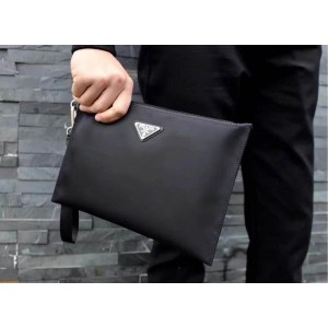 2018 New Prada Clutch Bag 6996 Black 29*19*2cm