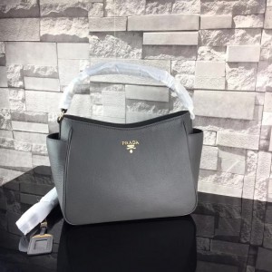 2018 New Prada Handbags 0125 Dark Gray 33*24*13