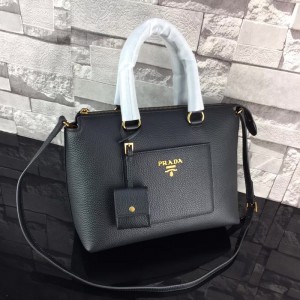 2018 New Prada Handbags 063 Black 31*24*14