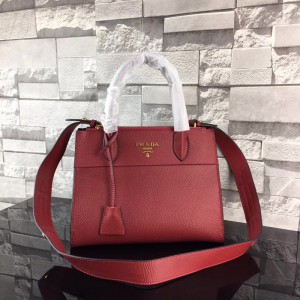 2018 New Prada Handbags 1022 Dark Red 30.5*23*15