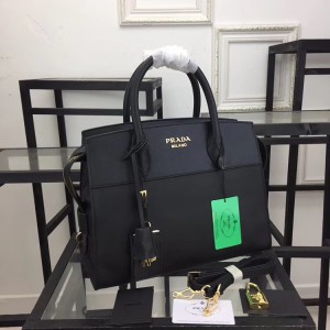 2018 New Prada Handbags 1046 Black 32*24.5*14.5