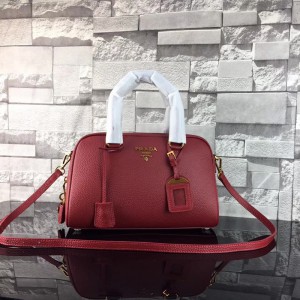 2018 New Prada Handbags 569 Dark Red 31*20.5*13