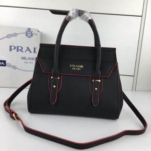 2018 New Prada Handbags 5830 Black 30*25*14cm