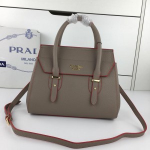 2018 New Prada Handbags 5830 Gray 30*25*14cm