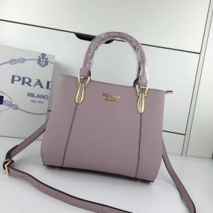 2018 New Prada Handbags 60181 Light Purple 28*22*15
