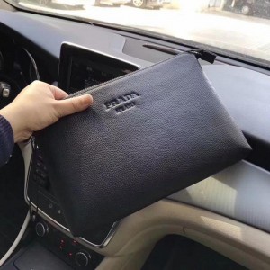 2018 New Prada Man Clutch Bag 23375 Black 30x20x3cm