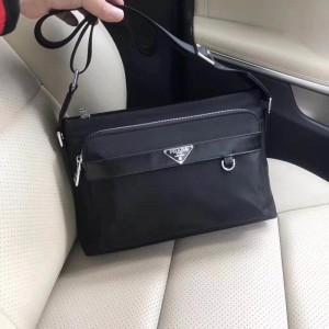 2018 New Prada Messenger Bags 3243 Black 31x20x7cm