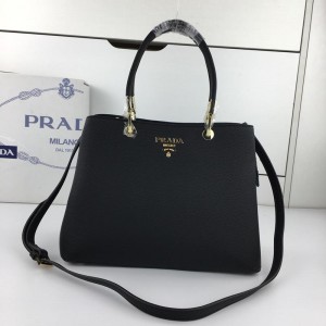 2018 New Prada Tote Bag 2790 Black 31*22*13cm