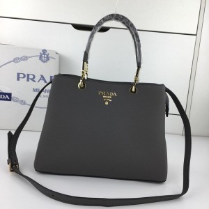 2018 New Prada Tote Bag 2790 Gray 31*22*13cm