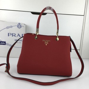 2018 New Prada Tote Bag 2790 Red 31*22*13cm