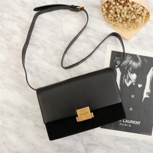 2018 New Saint Laurent Crossbody Bag 26818 Black 24cm