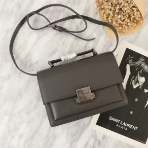 2018 New Saint Laurent Crossbody Bag 26819 Gray 24cm