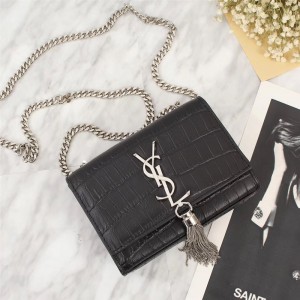 2018 New Saint Laurent Crossbody Bag 285479 Black 