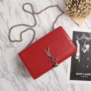 2018 New Saint Laurent Crossbody Bag 311225 Red 24*15*5