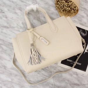 2018 New Saint Laurent Tote Bag 75099 Beige 33cm