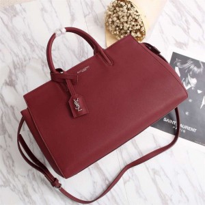2018 New Saint Laurent Tote Bag 8809 Wine Red  36*24*16