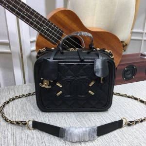 Chanel Makeup Shoulder Bags CH062S-Black