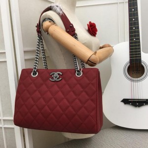 Chanel Shoulder Bags CH070-Wine-Red