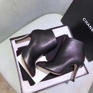 Chanel Women Ankle Boots Black CHS-250