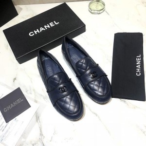 Chanel Women Loafers Blue CHS-272