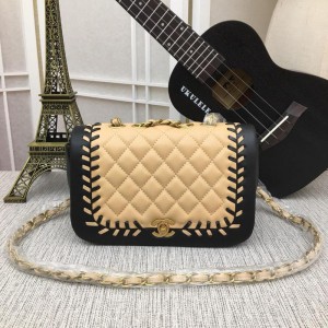 Chanel Flap Bags CH085-Apricot