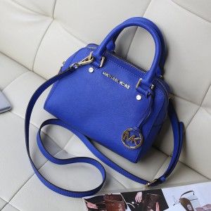 Michael Kors Satchel Trumpet Electro Optic Blue (MK048)